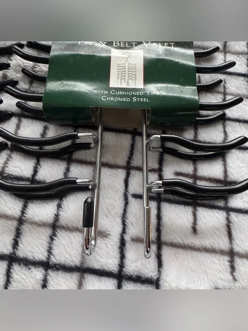 Tuscany Collection Swiveling Tie & Belt Valet Closet Organizers - Set of 2 NWT